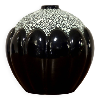 Art Deco Ball Vase by Saint Clément, France 1930's
