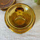 Amber glass pitcher 70s