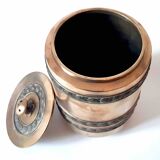 Brass jar with lid, oriental inspiration