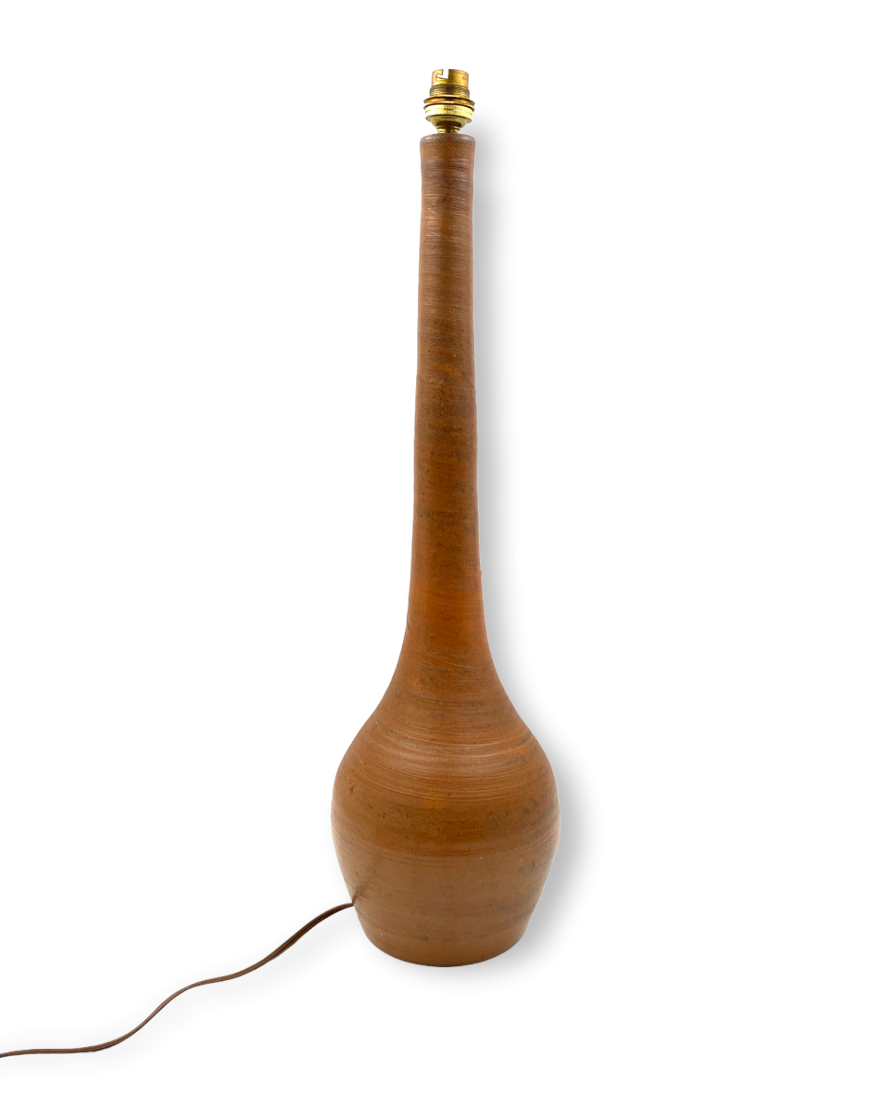 Mid-century earthenware table lamp, France 1950s