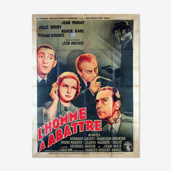 Affiche l'Homme à abattre