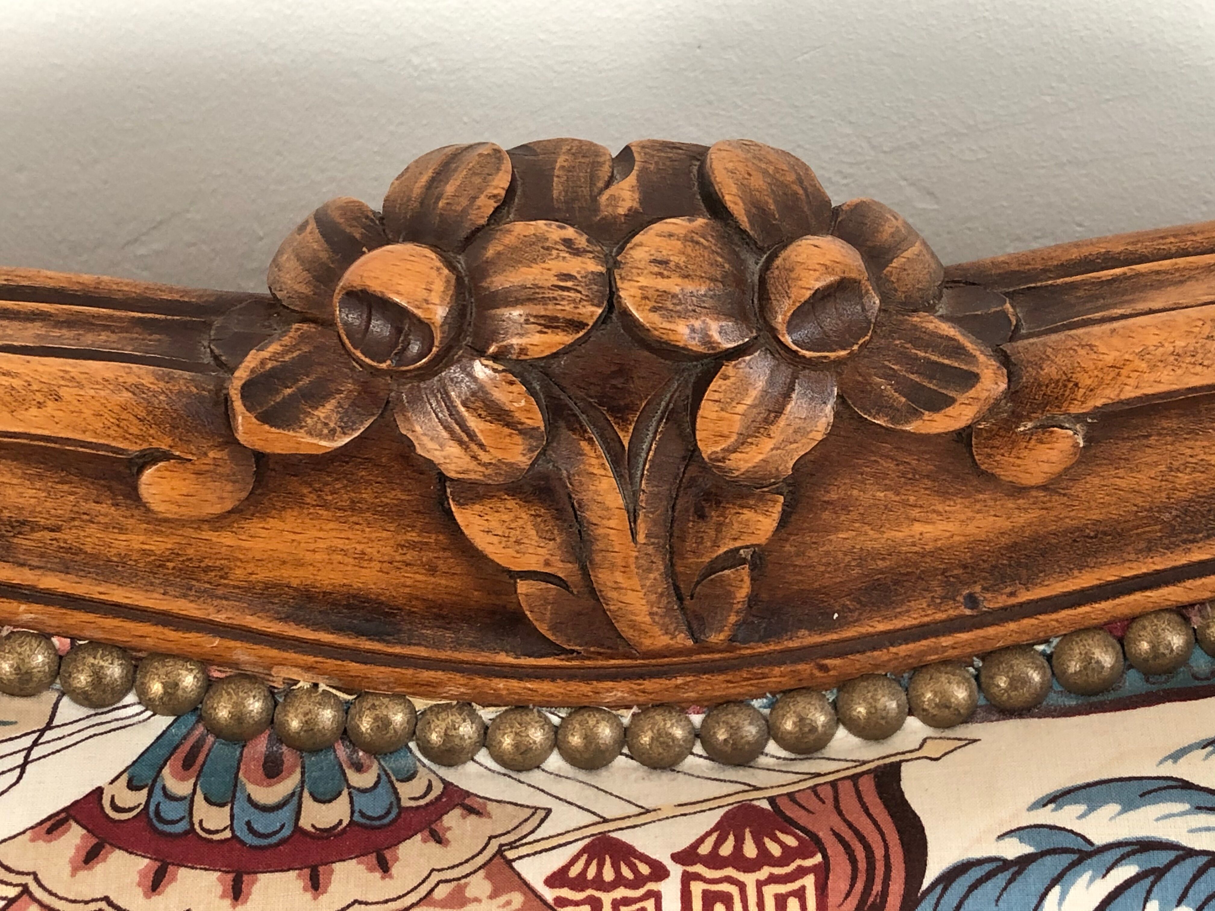 Chinese-decorated headboard