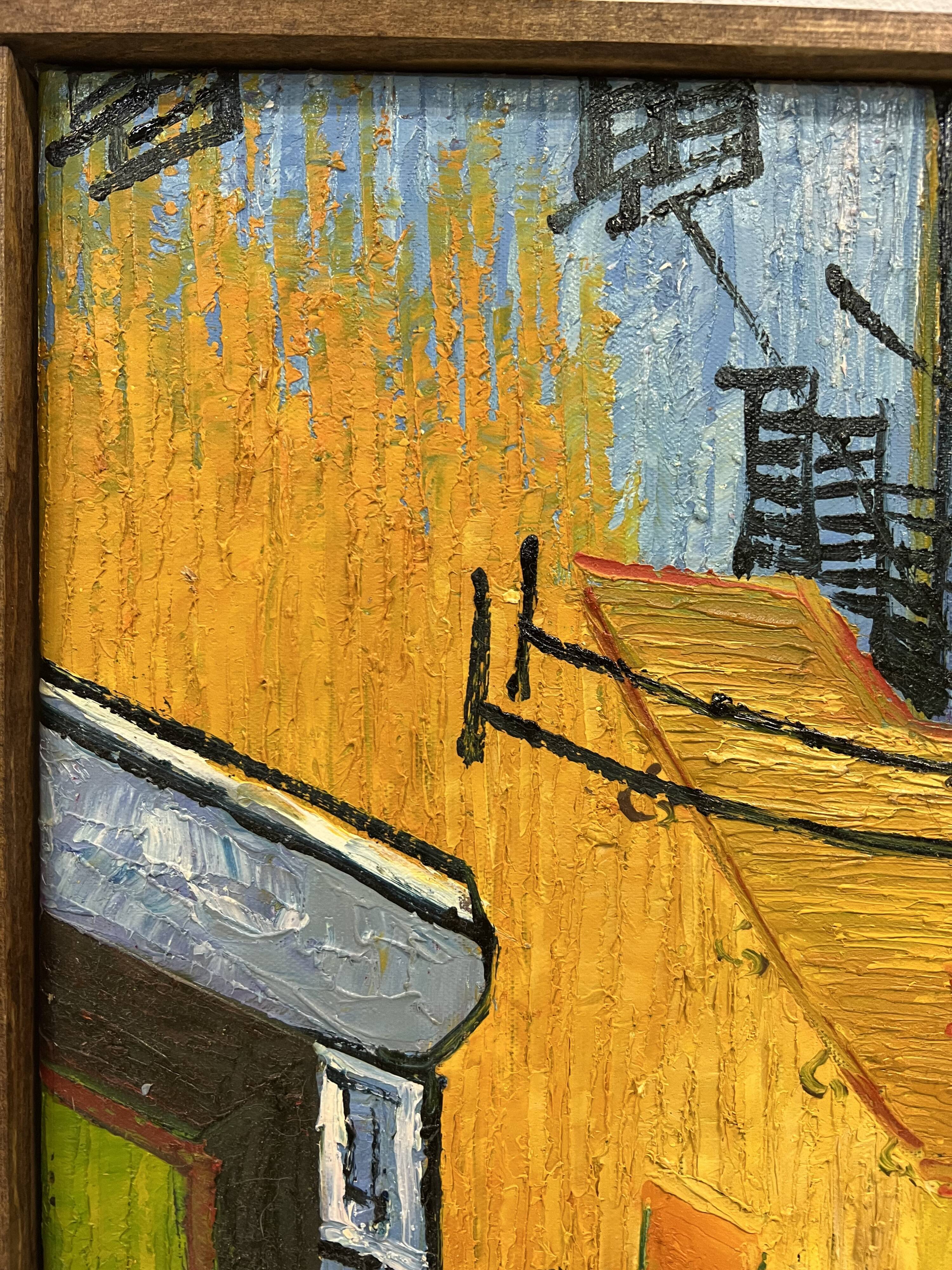 Reproduction painting van Gogh, Café terrace Arles