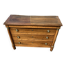 Period chest of drawers in Walnut with three drawers