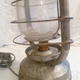 Vintage glass/metal storm lamp from the brand: rhewum germany