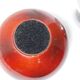 Ice bucket in the shape of an apple, chrome metal and red Bakelite, France, 70s