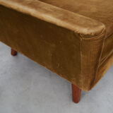 Beech sofa, Scandinavian design, 1960s, designer: Folke Ohlsson, manufacture: Fritz Hansen