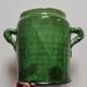 Large glazed ceramic pot