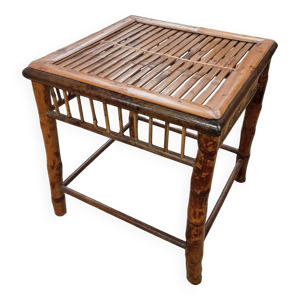 bout de canapé en bambou