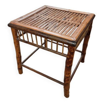 Bamboo side table