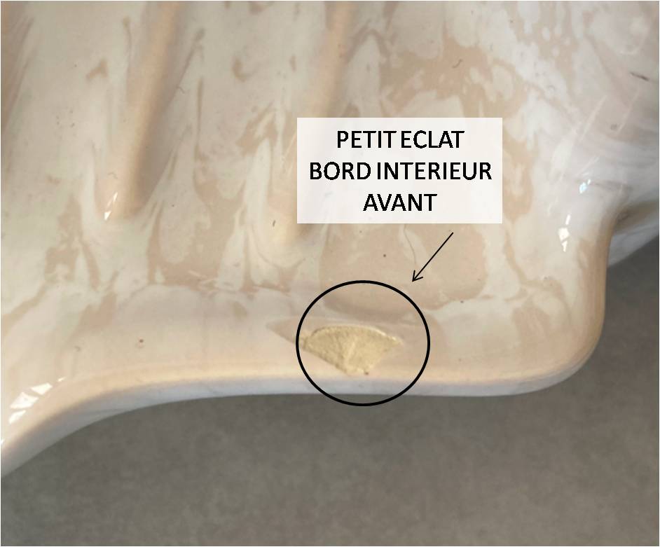 Wall mounted ceramic soap dish