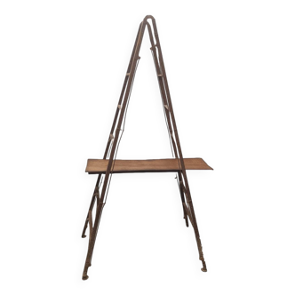Old French Industrial Metal Ladder, early 1900s
