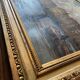 Tableau HSP school of the North Impressionist late 19th century marine port signed + frame