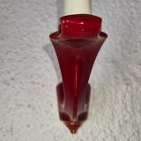 Pair of porcelain sconces 50s reds