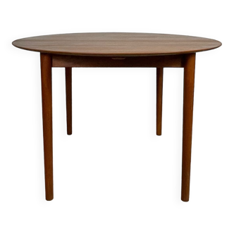 Table à manger ronde en teck par Hvidt&Mølgaard, Danemark 1950