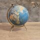 Tripod world map globe