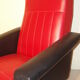 Pair of chairs in leather of the 1970s