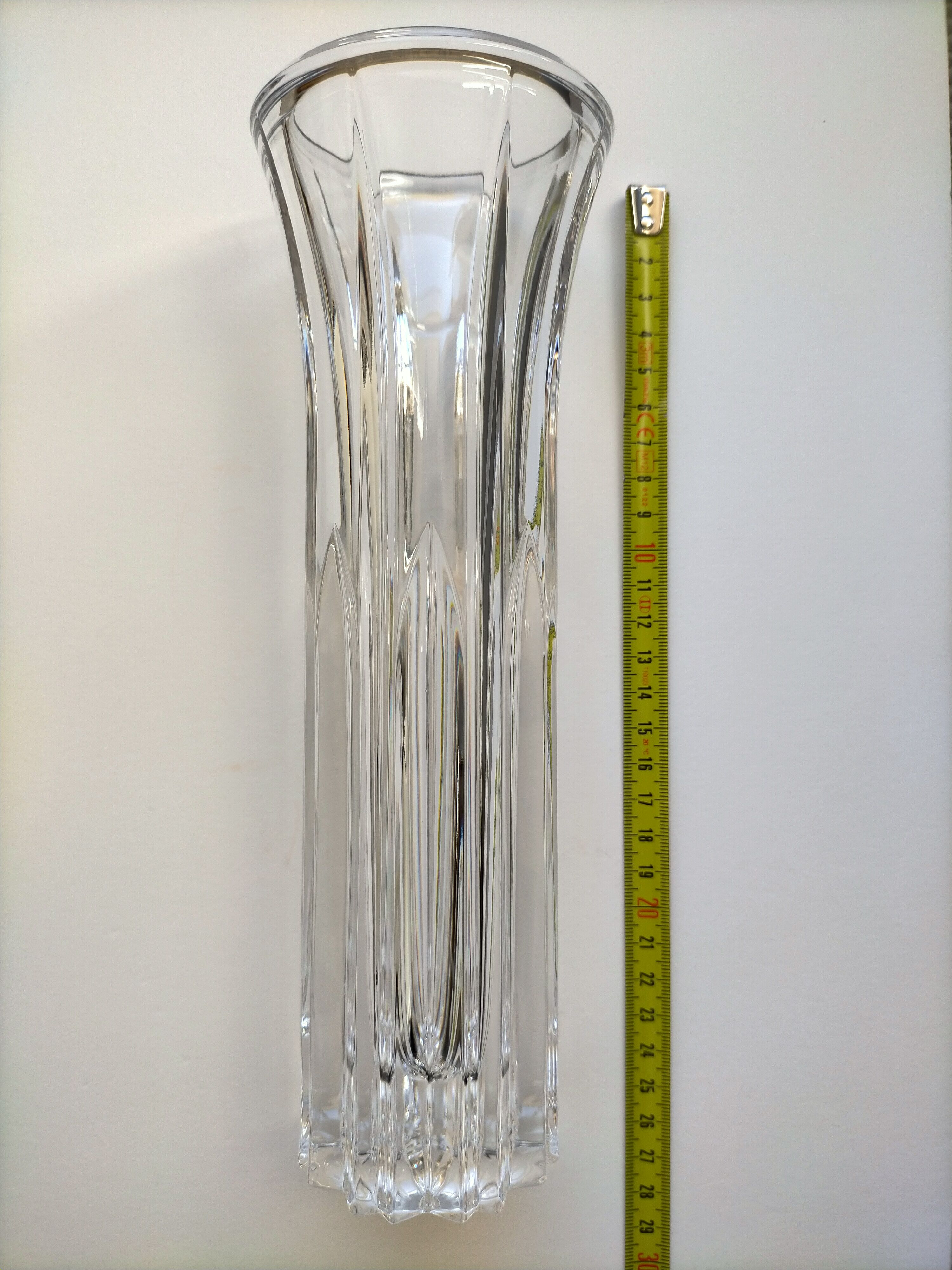 Vase cylindre en cristal