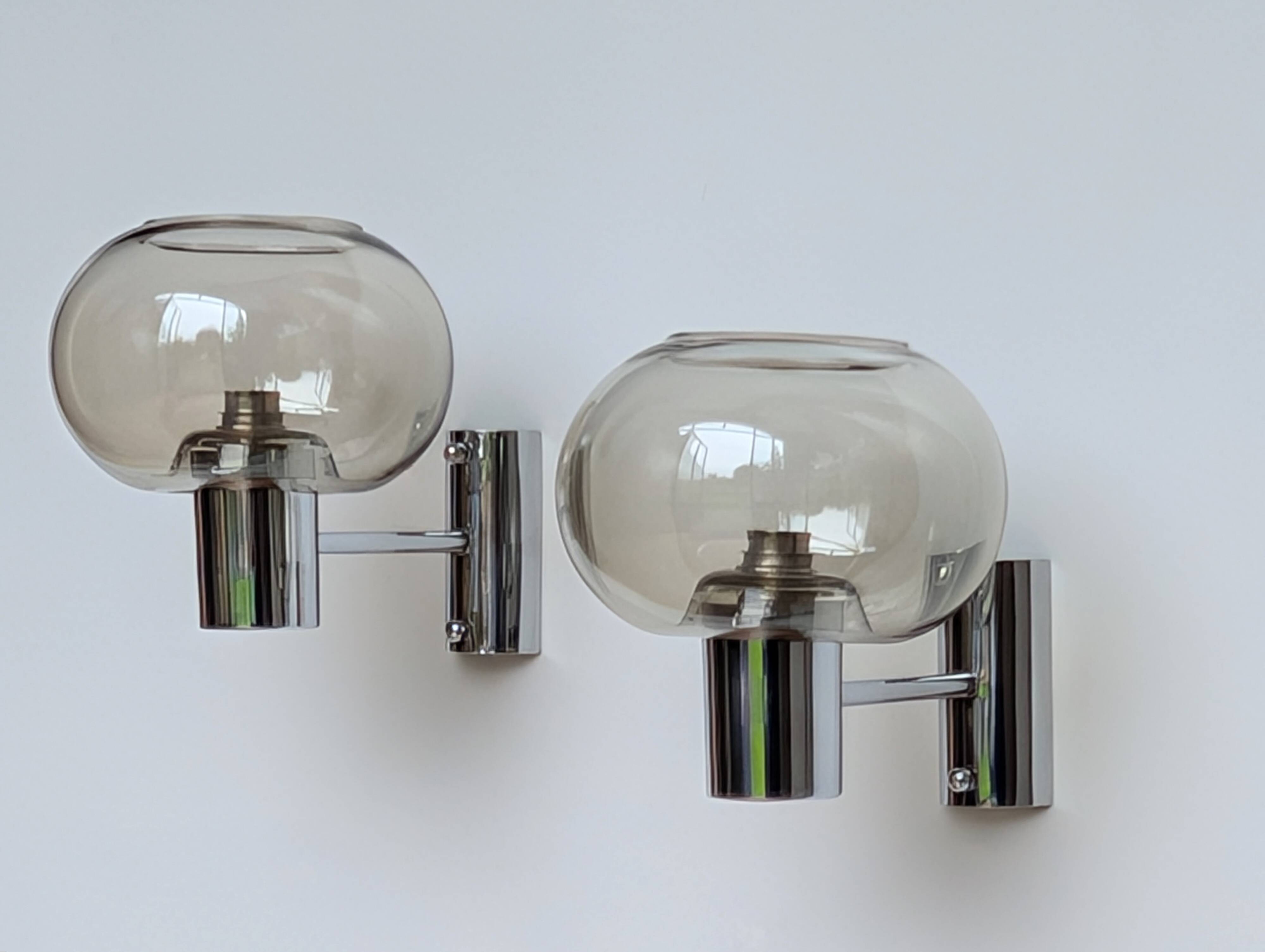 Pair of Sciolari wall lights