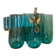Verres vintage bleus