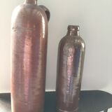 Lot of two old bottles of Dutch Gin gres
