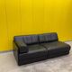 De Sede DS-76 Modular 2-Seater Sofa / Sofa Bed – Black Leather (1970s)