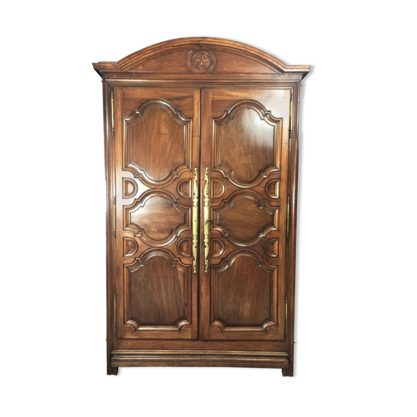 Wardrobe, Louis XVI style, Walnut, late XVII-early eighteenth century