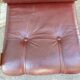 Danish vintage armchair light oak and leather.