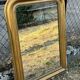 Large Louis-Philippe gilded mirror, mercury glass 76x104cm