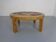 Large pine and ceramic coffee table by Lisbeth Sallingboe for Sallingboe, Denmark, 1970s.