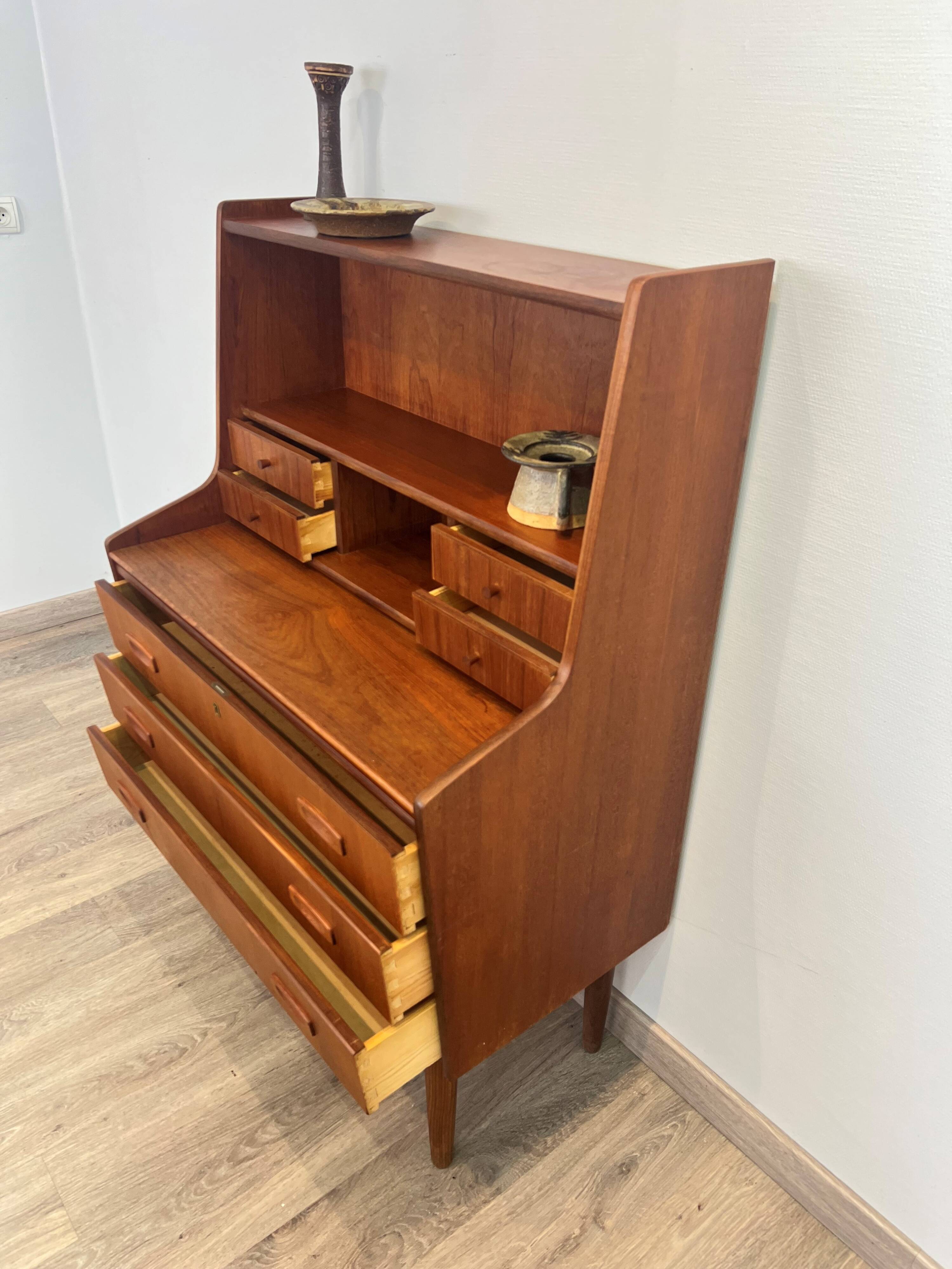 Danish teak secretary from the 60s