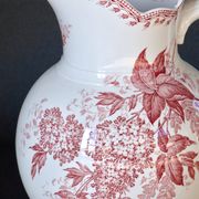 Large 19th-century earthenware vase signed Maestricht, Spring collection.