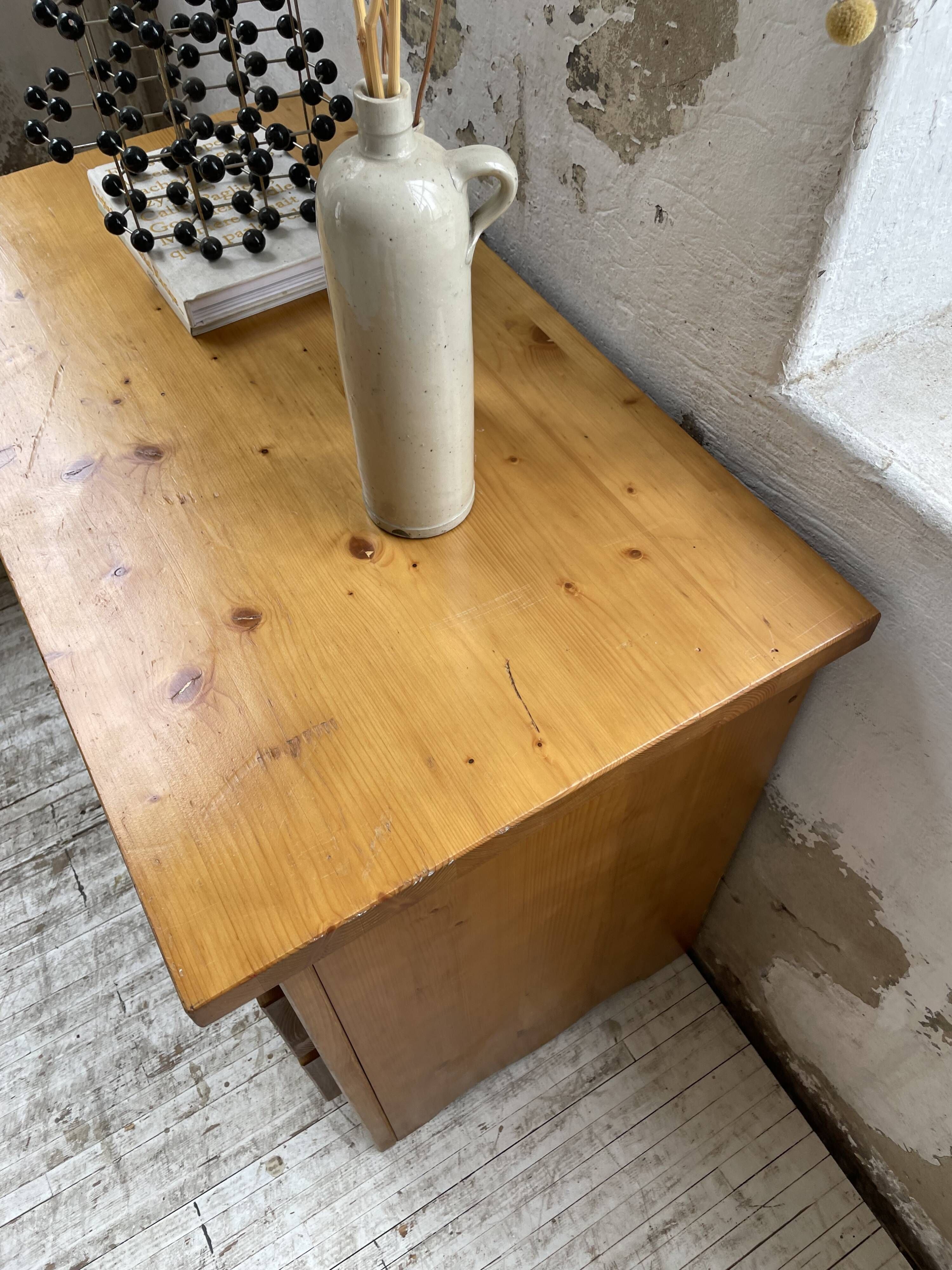 80s pine chest of drawers, mountain furniture