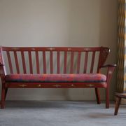 Fritz Hansen, "Canada" Model, 3-Seater Sofa painted Almue, Danish Modern, 1939