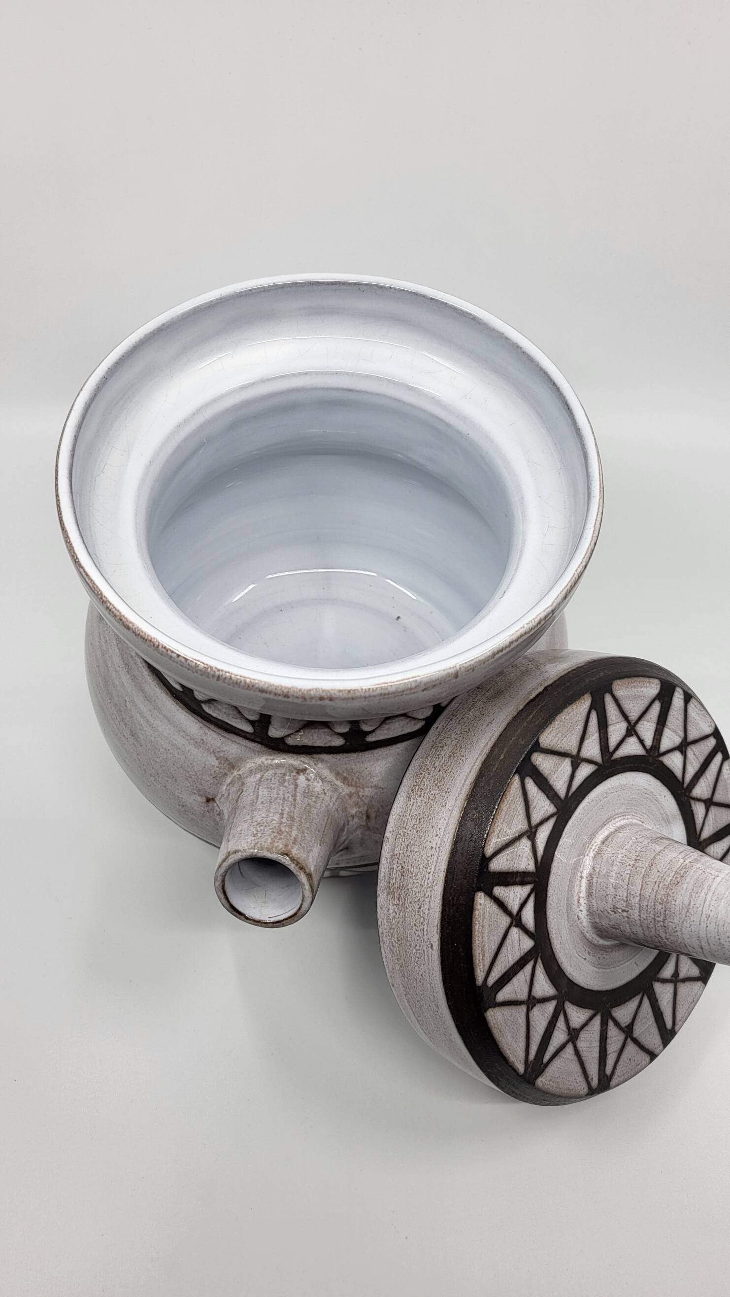 Soupière Emille Masson en Grès émaillé France Design 1950