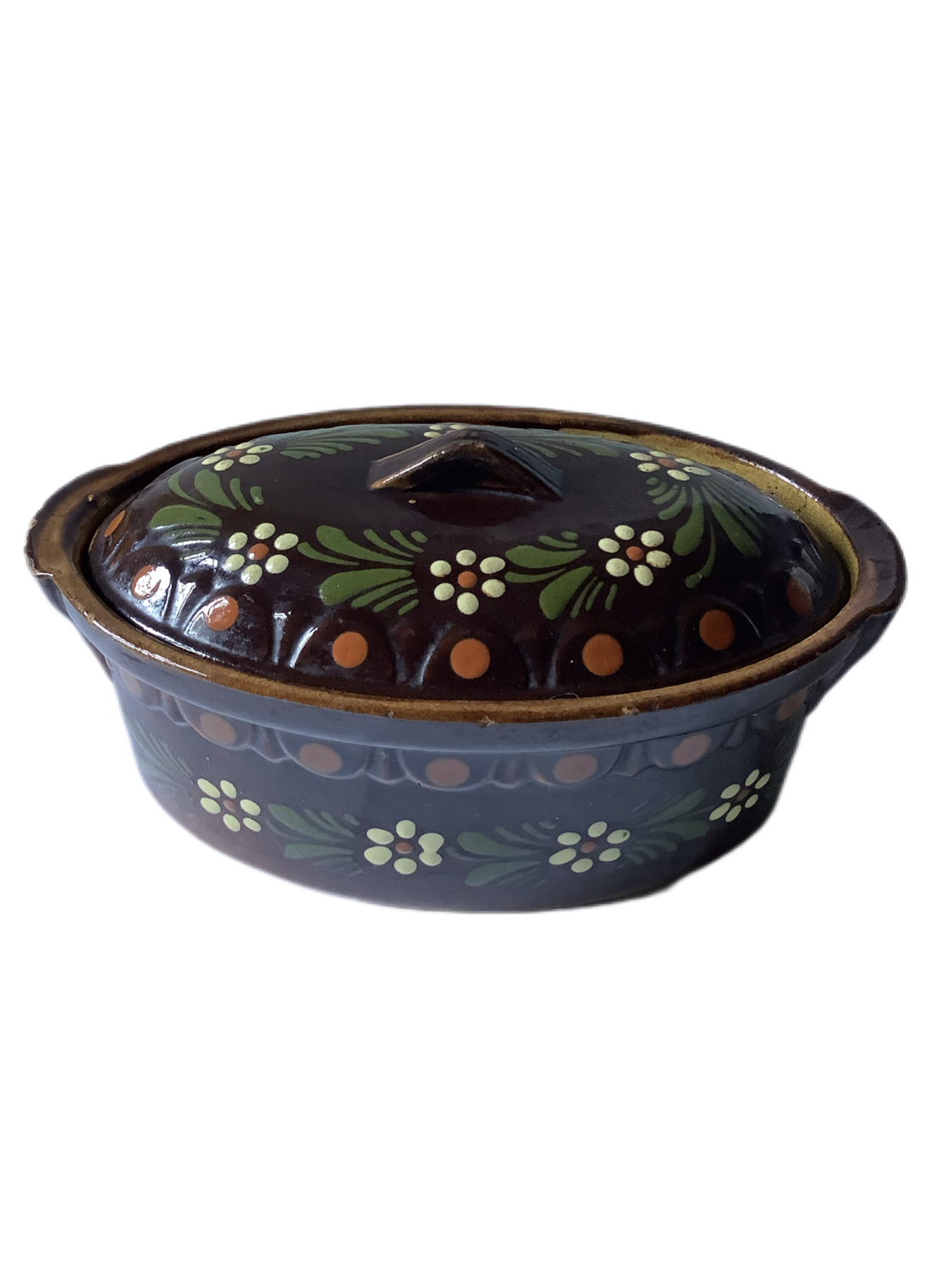 Old terracotta terrine