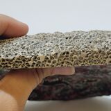 Assiette décorative en céramique émaillée plâtre  décor chasse préhistorique