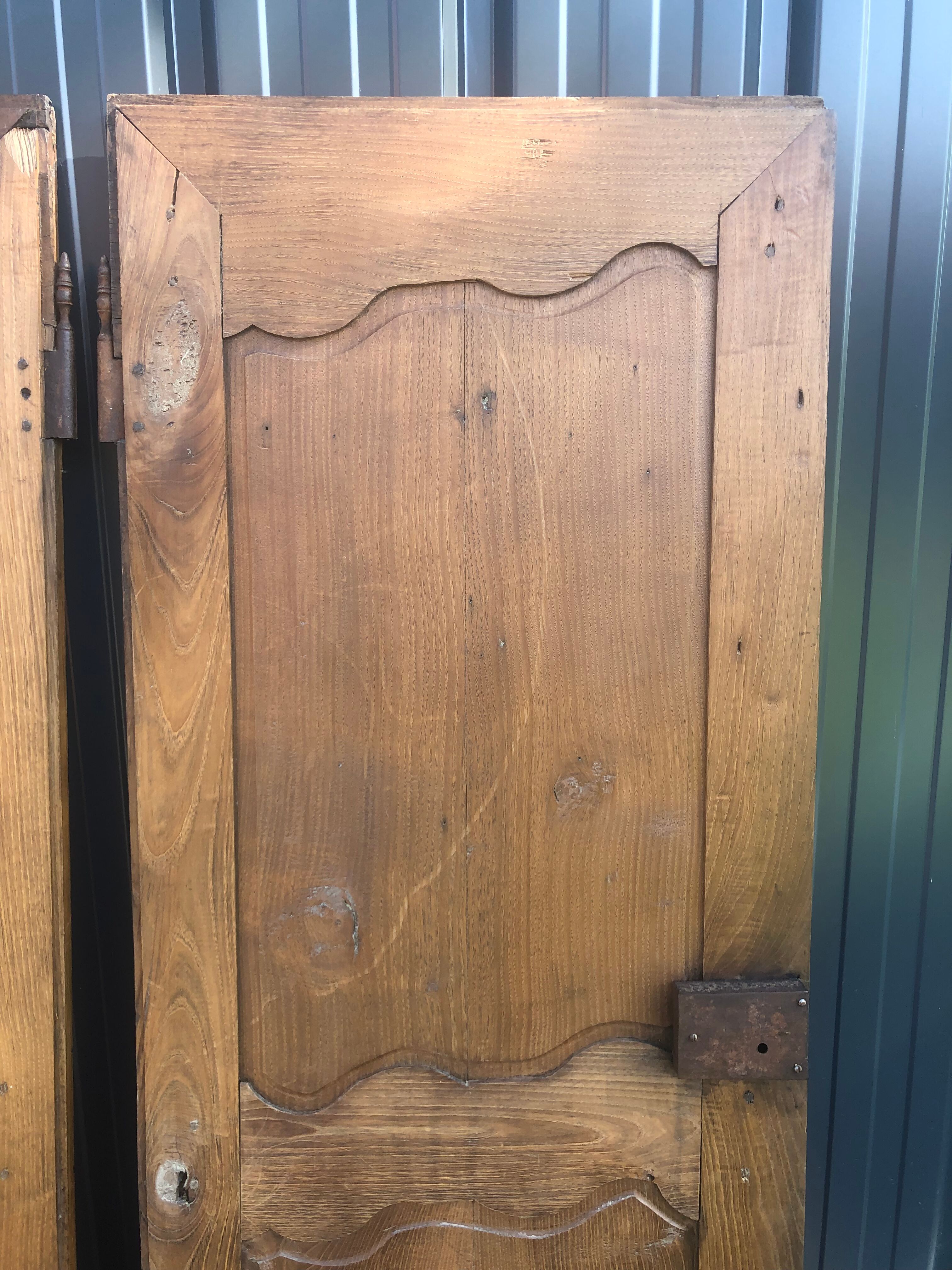 Antique oak doors
