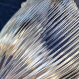 Holophane glass pendant light, vintage design