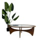 G-Plan Astro oval coffee table in teak and glass – Mid-century icon