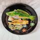Plate slurry fish, quinson, Vallauris 1970