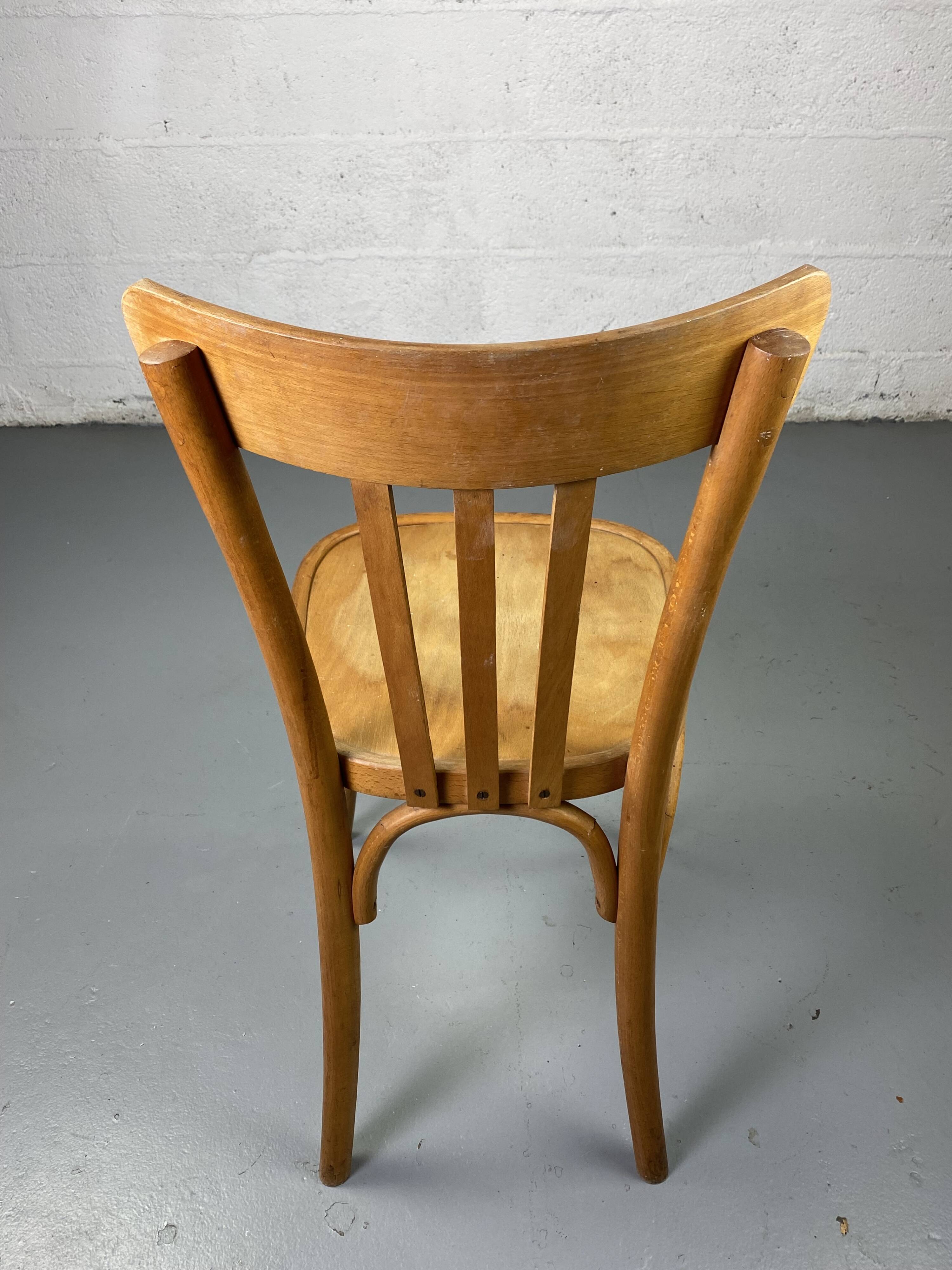 Wooden bistro chair