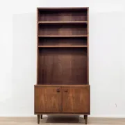 Bibliothèque scandinave en bois massif, style Mid-Century, années 1960