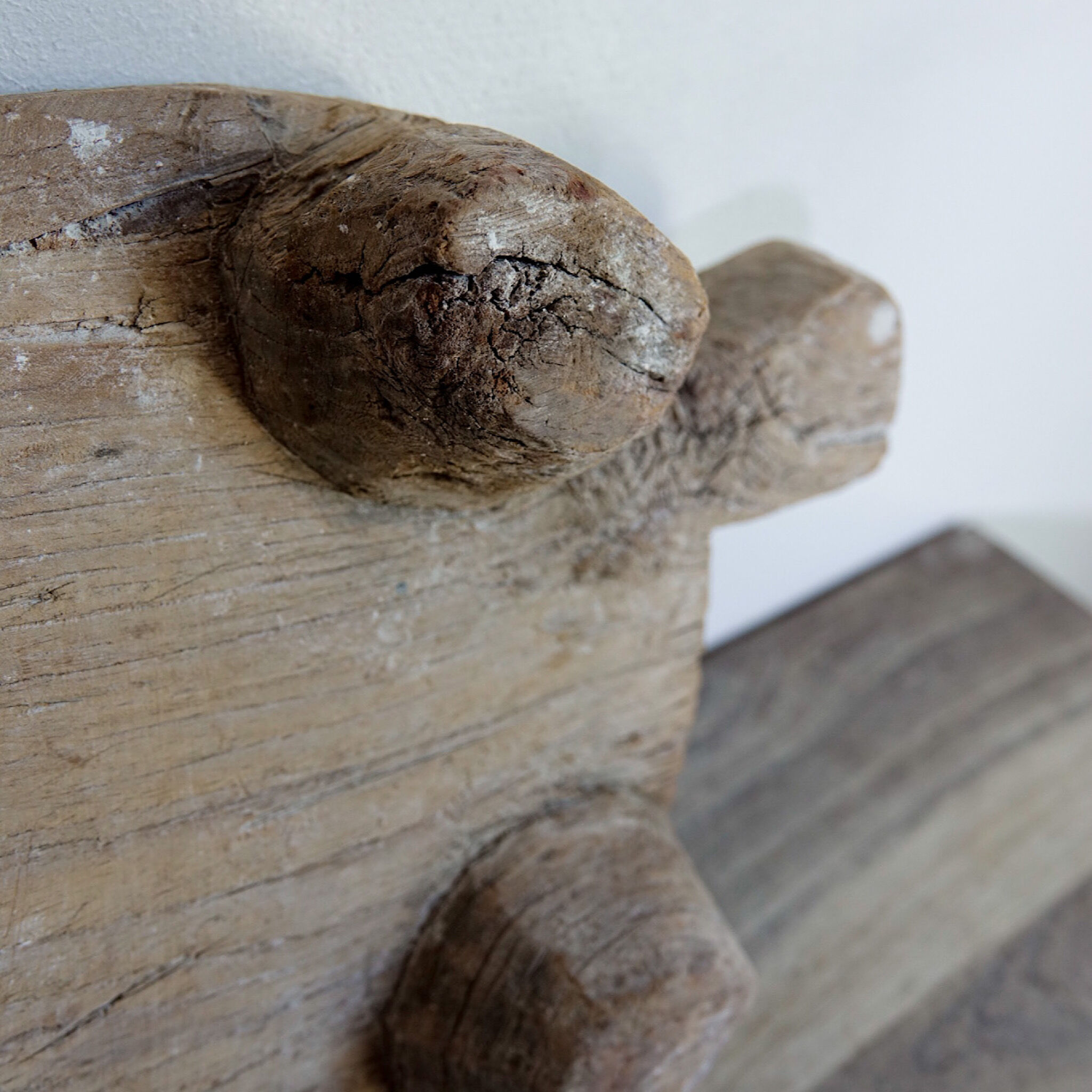 Carved wooden chapatis board