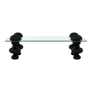 Table basse en verre - manguier