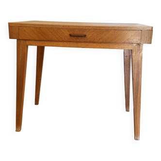Bureau vintage en bois années 50 - 60 fabrication française