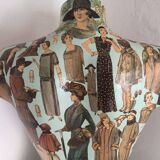 Mannequin Bust of Woman Decorative Art Nouveau Elegant 1920 Handcrafted Design