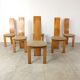 Ensemble de 6 chaises à repas par Rob & Dries van den Berghe, 1980