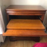 Solid cherry TV stand made in France