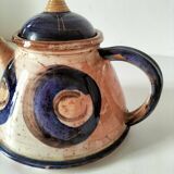 Red earthenware teapot